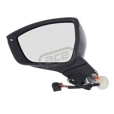 Electric Power Folding Wing Door Mirror Cupra Ateca 2018-> Primed Passenger Side