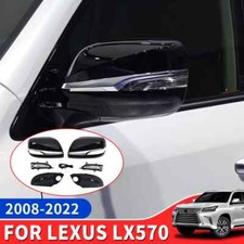 Rearview Mirror Cover Parts For Lexus LX570 2008-2022 2021 LED Turn Signal Lamp