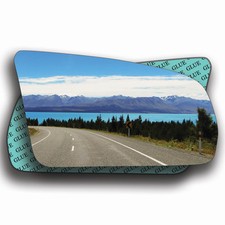 Blue Right Passenger Side Mirror Glass for Aixam Crossline 2004 - 2026