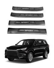 For Lexus TX 2025 Accessories Door Sill Protector Black Steel Guard Cover Trim