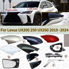 Car Wing Door side mirror Cover Cap For Lexus UX200 250 UX260 2019-2024