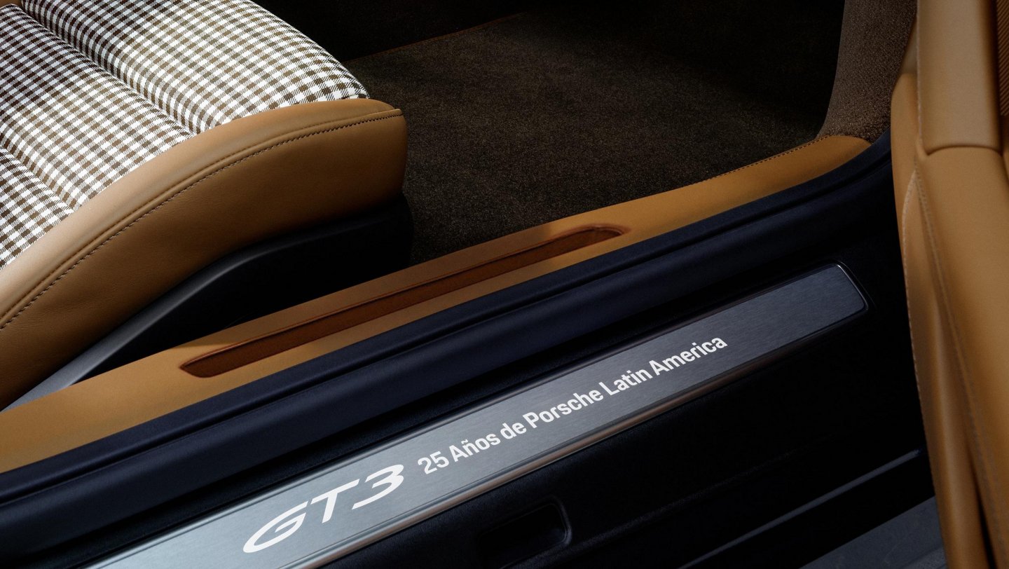 Intérieur de la Porsche 911 GT3 Ocelot