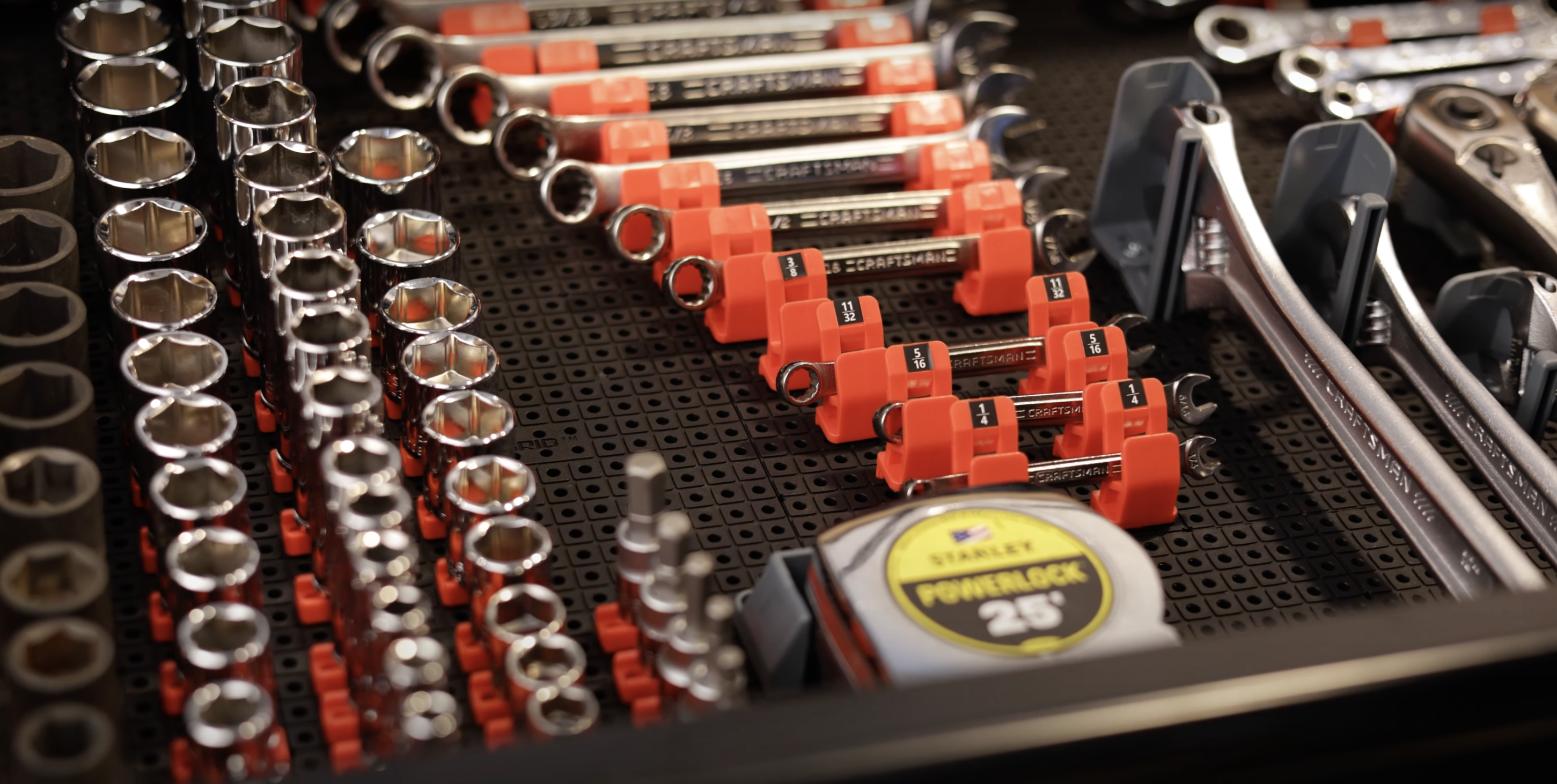 organización de herramientas