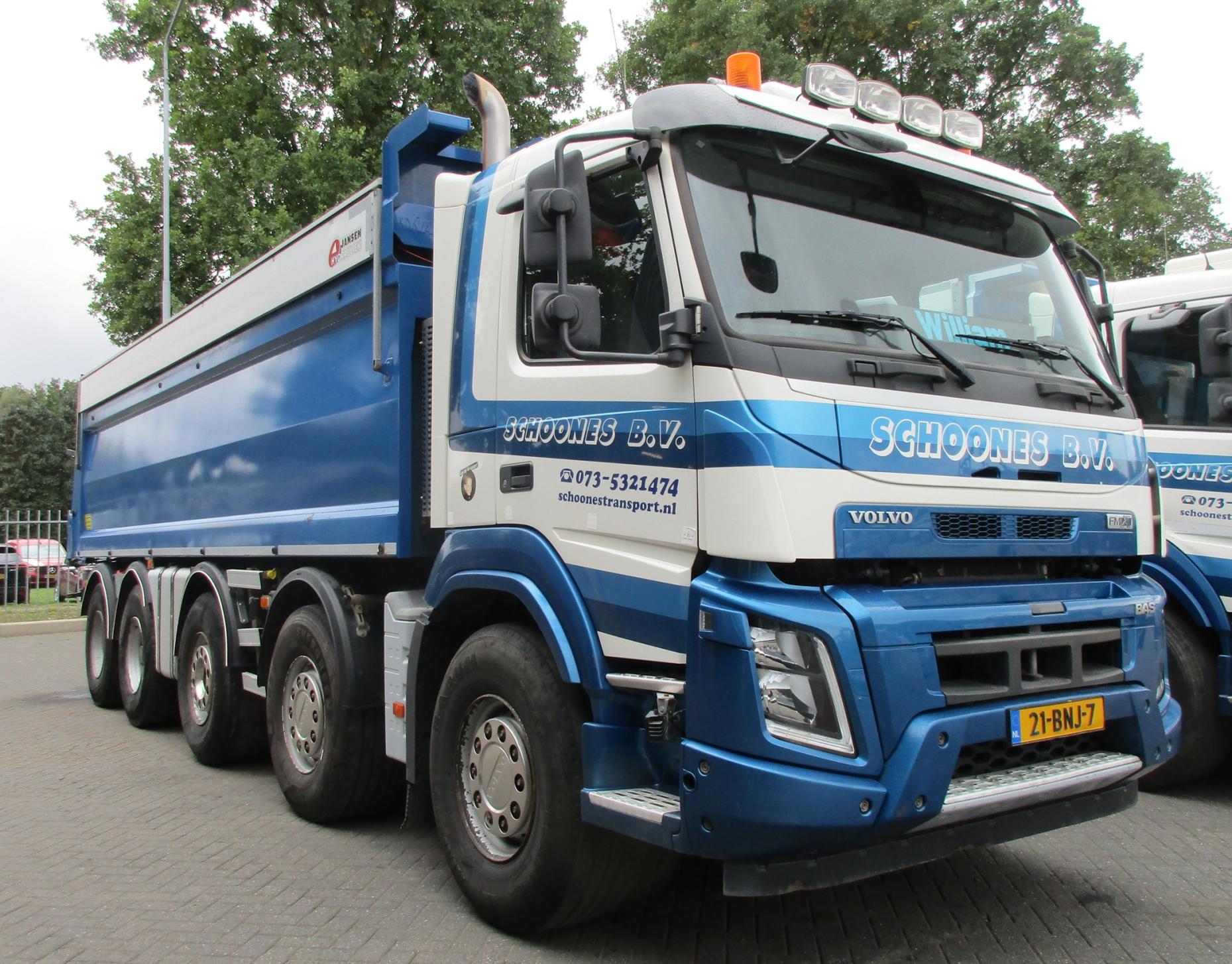 Transportbedrijf Schoones - 2019 Volvo FMX 10x4 dump truck - 1