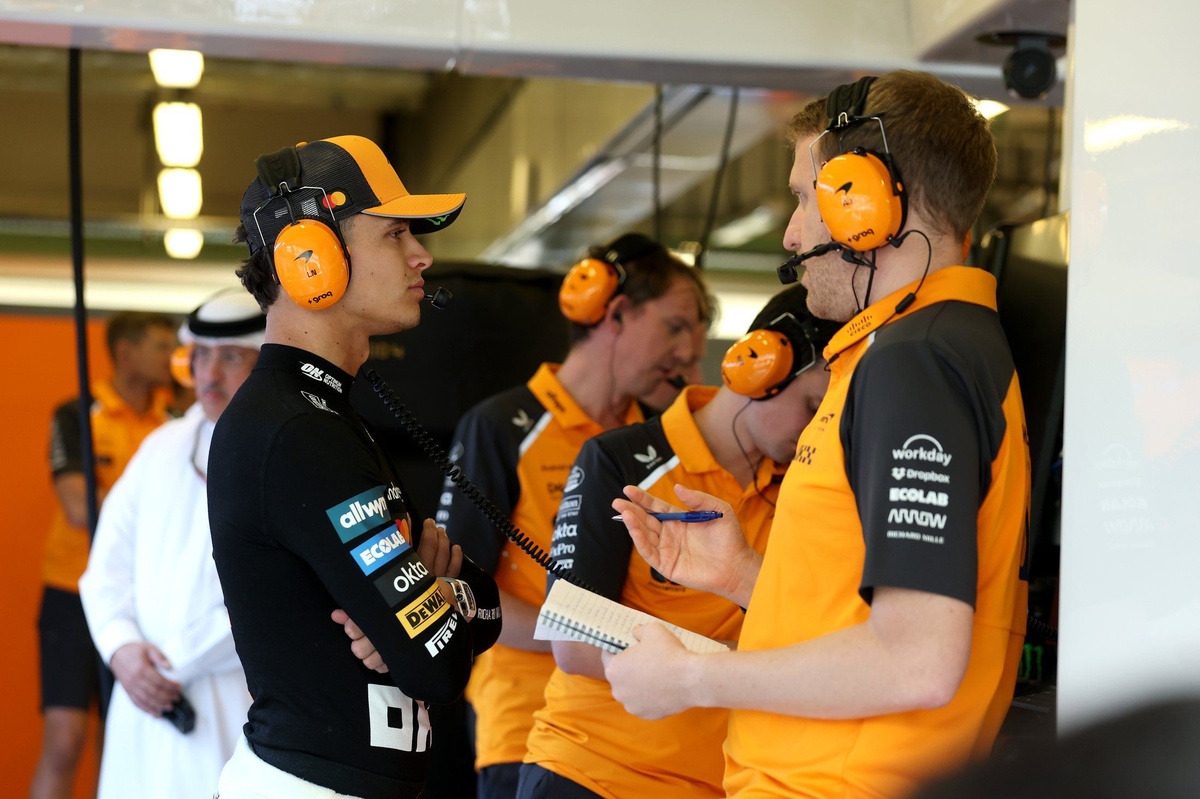 McLaren fait forte impression à Abu Dhabi, mais Norris reste prudent
