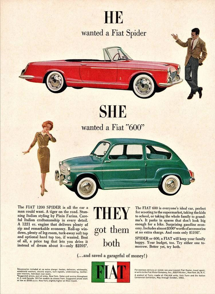 Reklama Fiat 1961