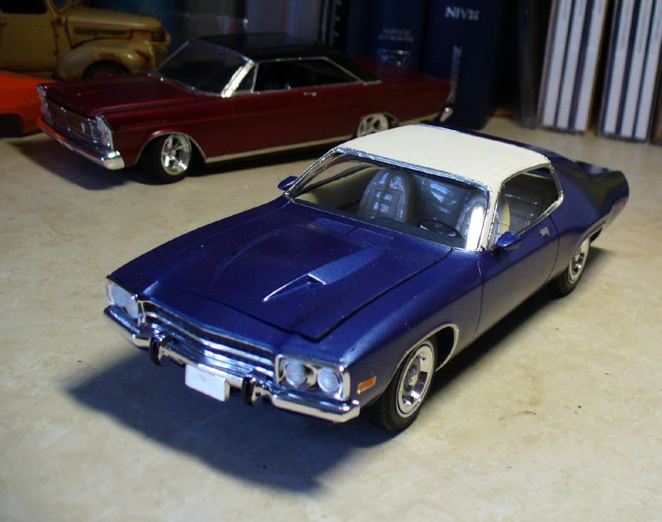 Summer getaway: a collection of blue scale models to chase away winter blues.