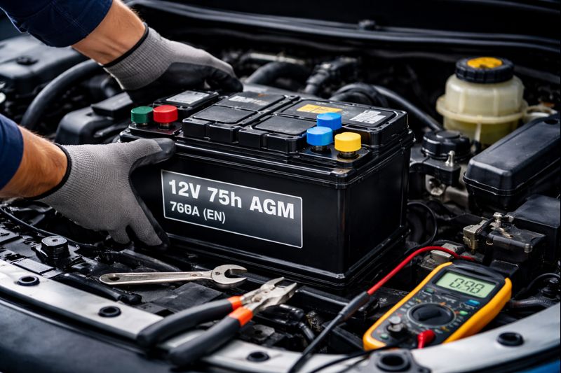 Comment choisir et remplacer une batterie 12V sans erreur