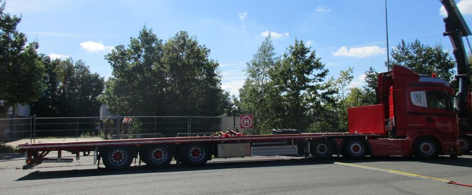 Wessels Transport Rijssen - 2016 Scania R450 6x2/4 tractor - 2025 Pacton low deck flatbed semi-trailer - 3