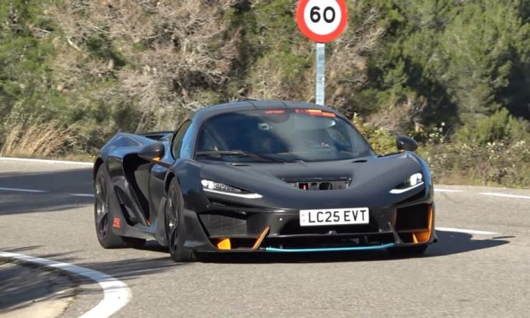 McLaren W1: Tests de la Hypercar sur Routes Ouvertes en Espagne