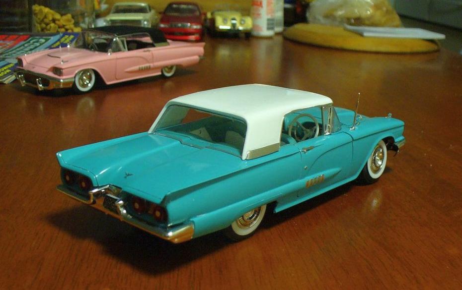 Summer getaway: a collection of blue scale models to chase away winter blues.