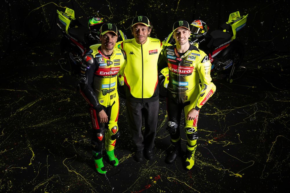 VR46 revela Ducatis con un diseño agresivo para 2026.