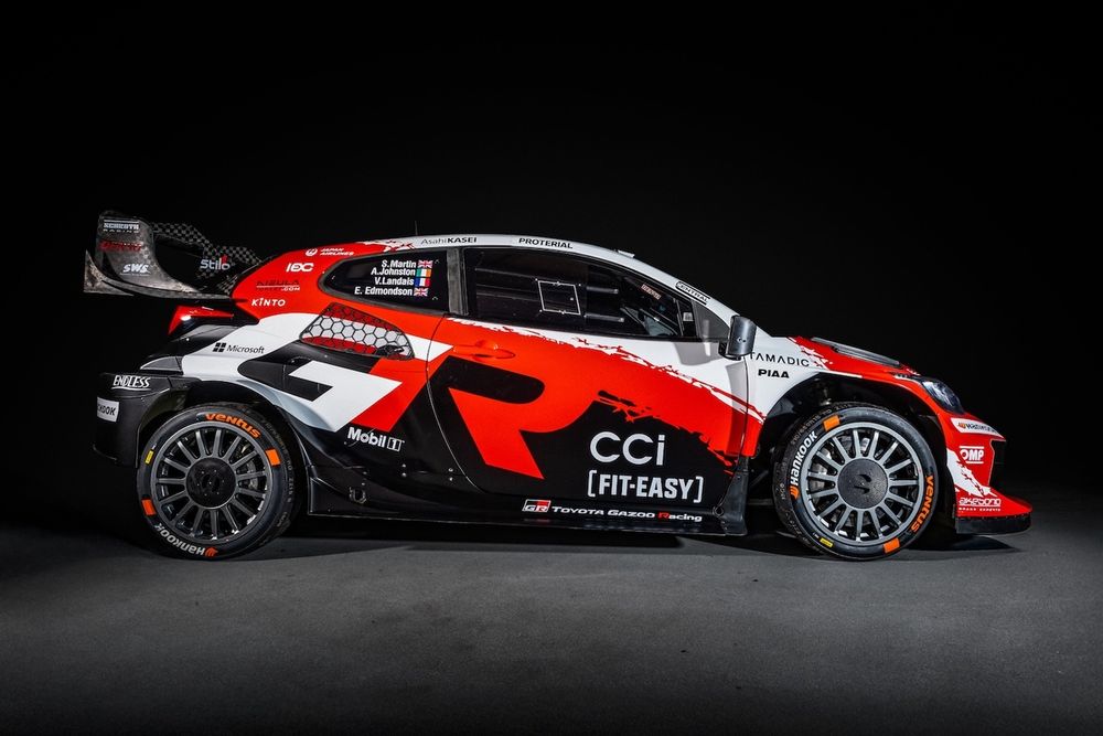 A pintura 2026 da Toyota no WRC.