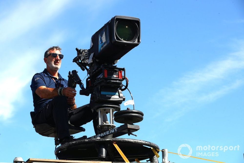 Een camera van de regie