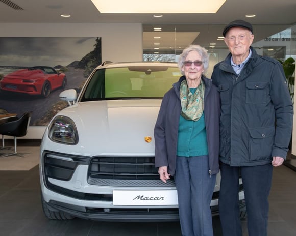 At Over 90, Their Dream Comes True: Their First Porsche