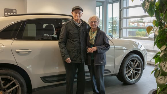 At Over 90, Their Dream Comes True: Their First Porsche
