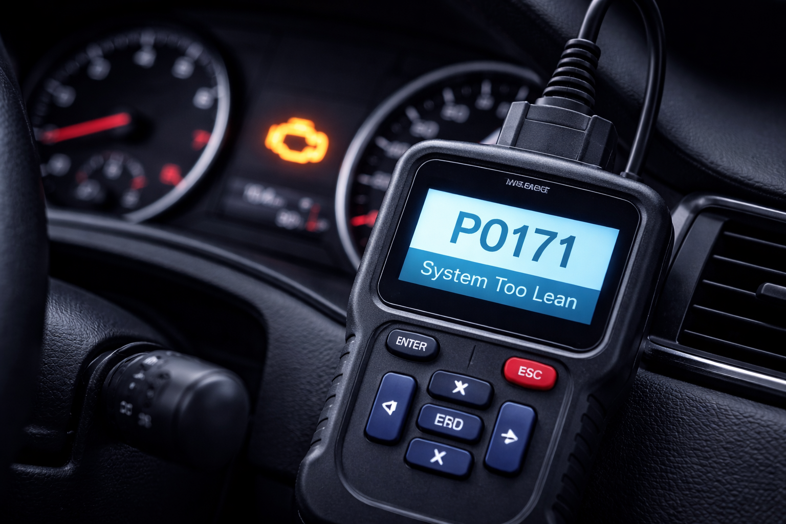 Code P0171 – Mélange trop pauvre : causes et solutions