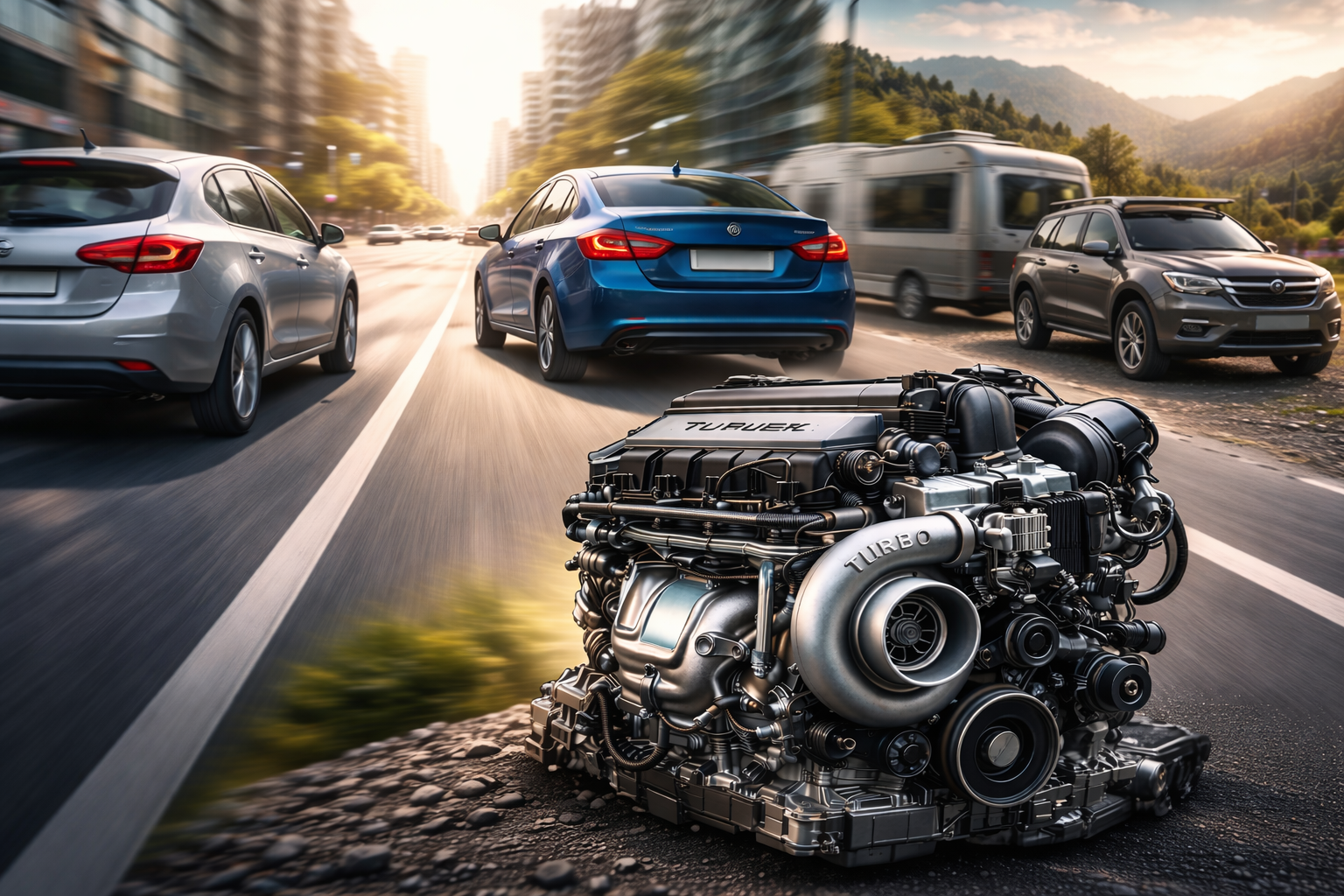 Moteur downsizé au quotidien : ville, autoroute, charge et longs trajets