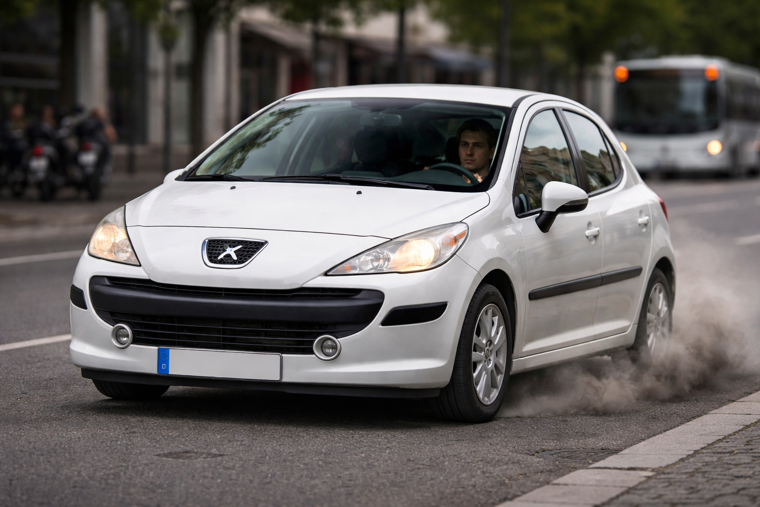 Voiture Qui Vibre Au Ralenti