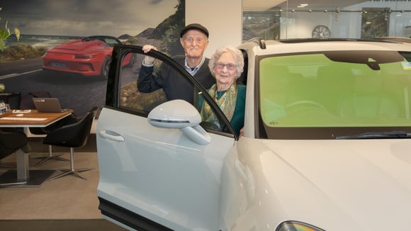 At Over 90, Their Dream Comes True: Their First Porsche