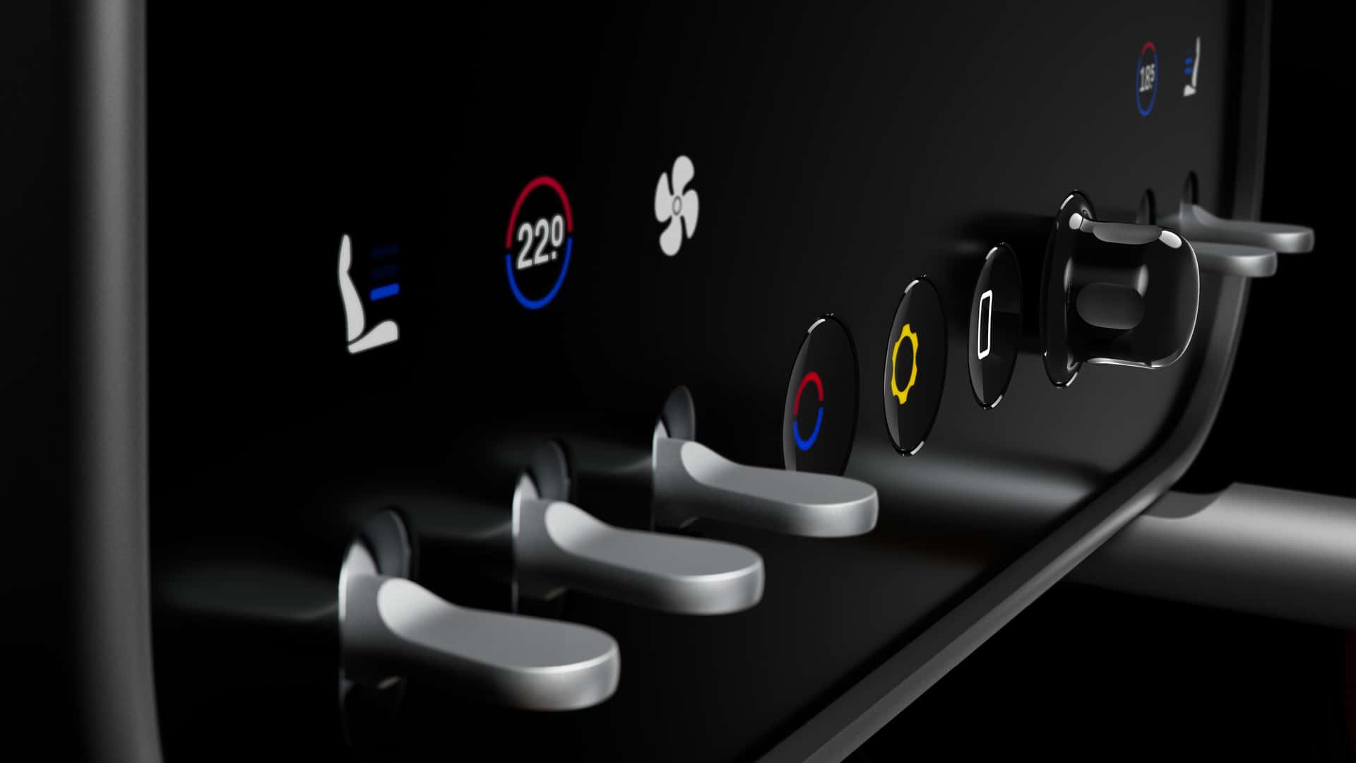 Ferrari LUCE Commandes physiques