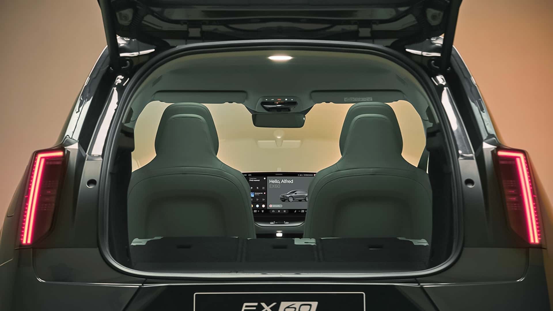 Volvo EX60: Imers&atilde;o no interior do novo SUV sueco