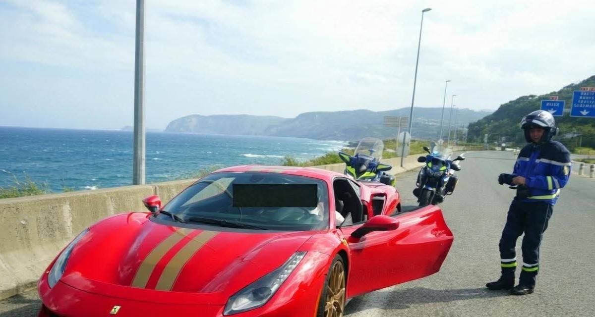 Conducteur de Ferrari arrêté à 242 km/h : le choc des sanctions