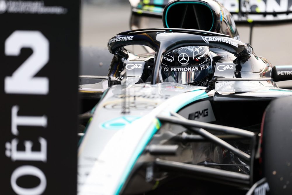 George Russell n'a pas retrouv&eacute; la Mercedes qu'il connaissait lors des qualifications &agrave; Suzuka.
