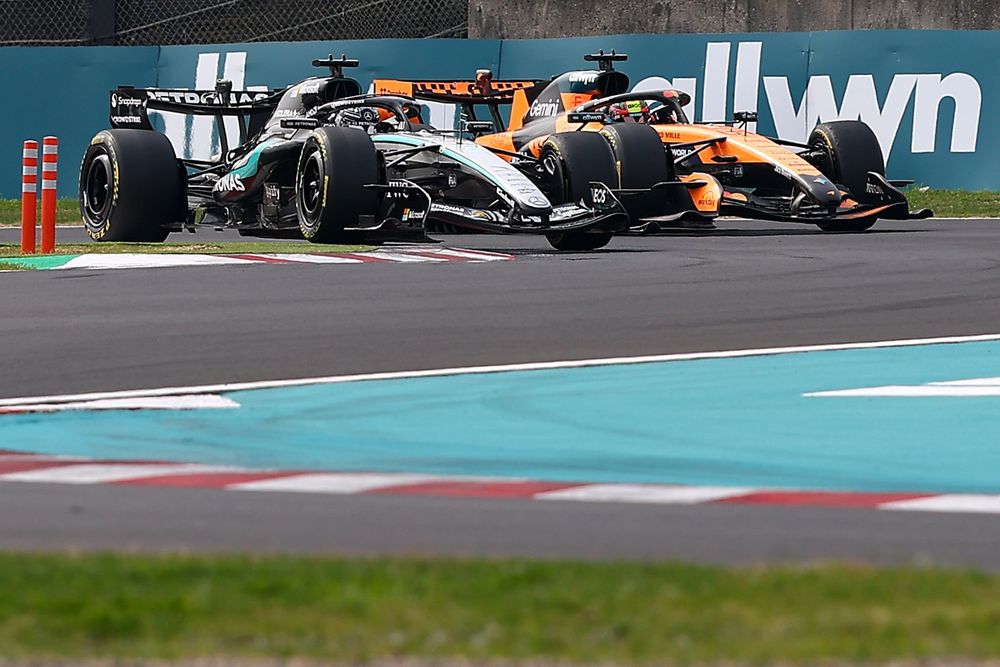 George Russell, Mercedes, Oscar Piastri, McLaren