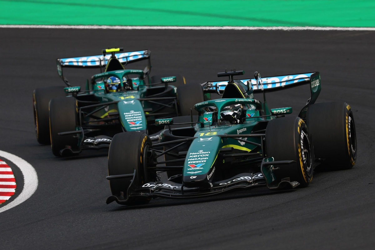 Stroll vindt troost in strijd met Alonso na lastig GP-weekend Aston Martin
