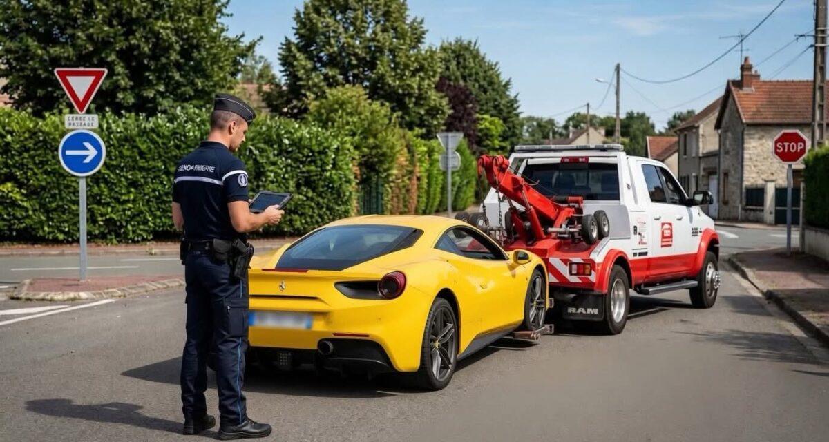 Ferrari flashée à 142 km/h : une sortie de route judiciaire