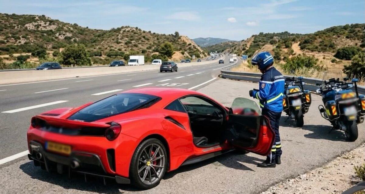 Ferrari à 256 km/h : l’autoroute rattrape le conducteur