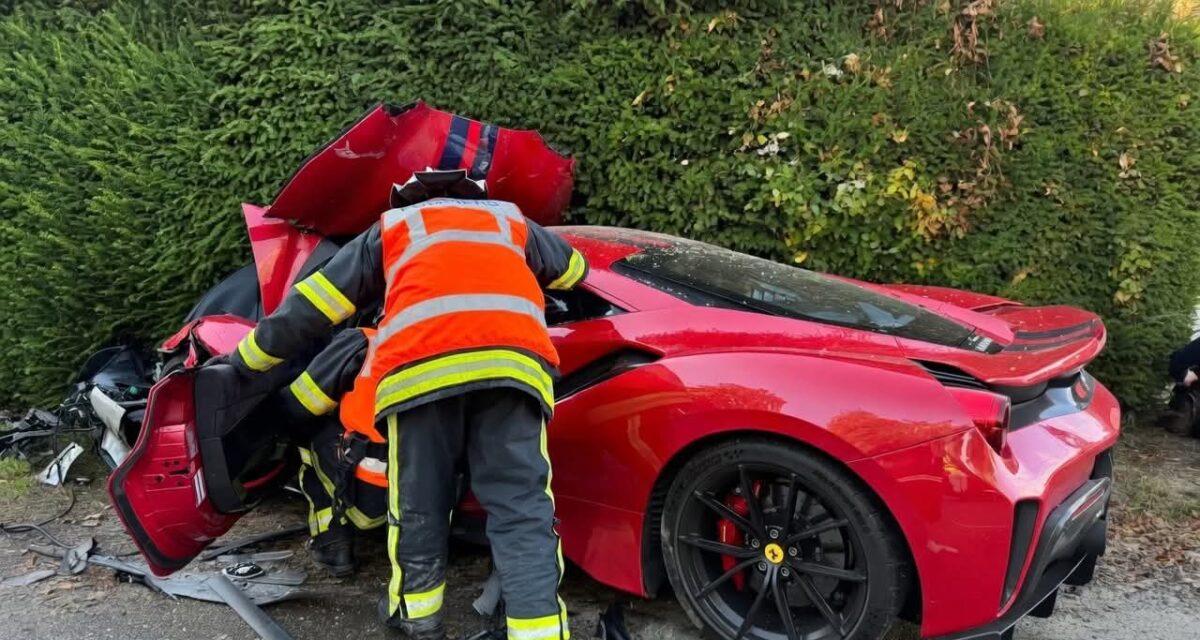 Mariage raté : une Ferrari se crashe et coûte cher