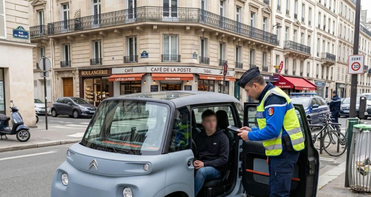 Un ado à 94 km/h en Citroën Ami : l’alerte rouge