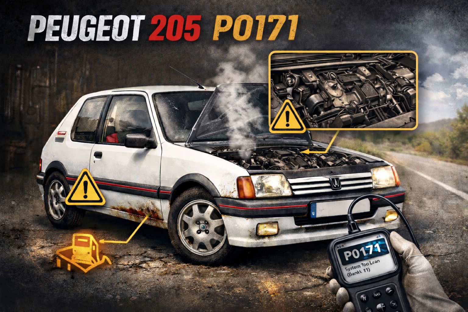 Code P0171 sur Peugeot 205 : que signifie ce défaut ?