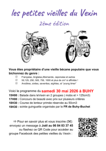 Les petites vieilles du Vexin 2026