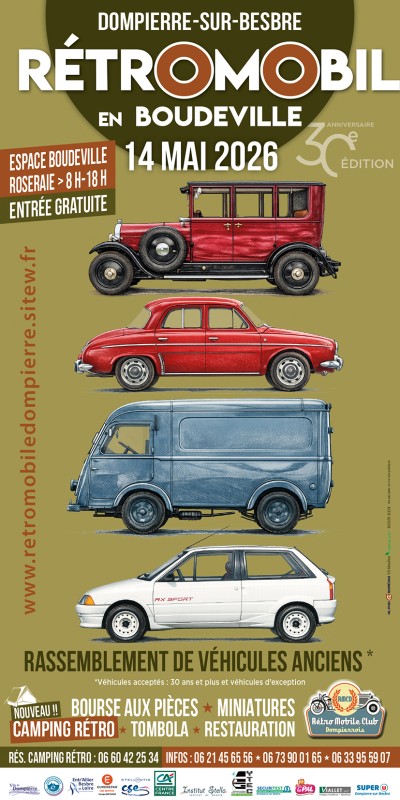 30e Rétro Mobil’ en Boudeville