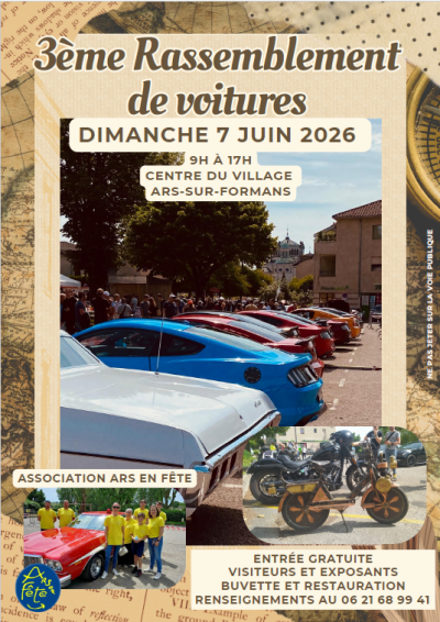 Rassemblements voitures anciennes et sportives