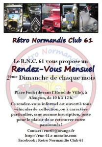 Rendez-vous mensuel à Alençon