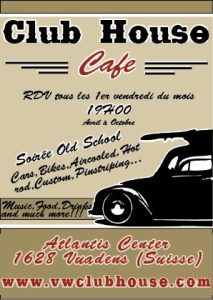 Club House Cafe – 1er vendredi du mois