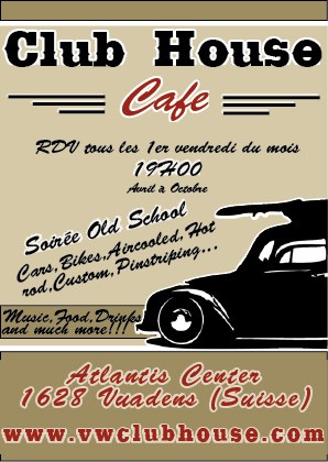 Club House Cafe – 1er vendredi du mois