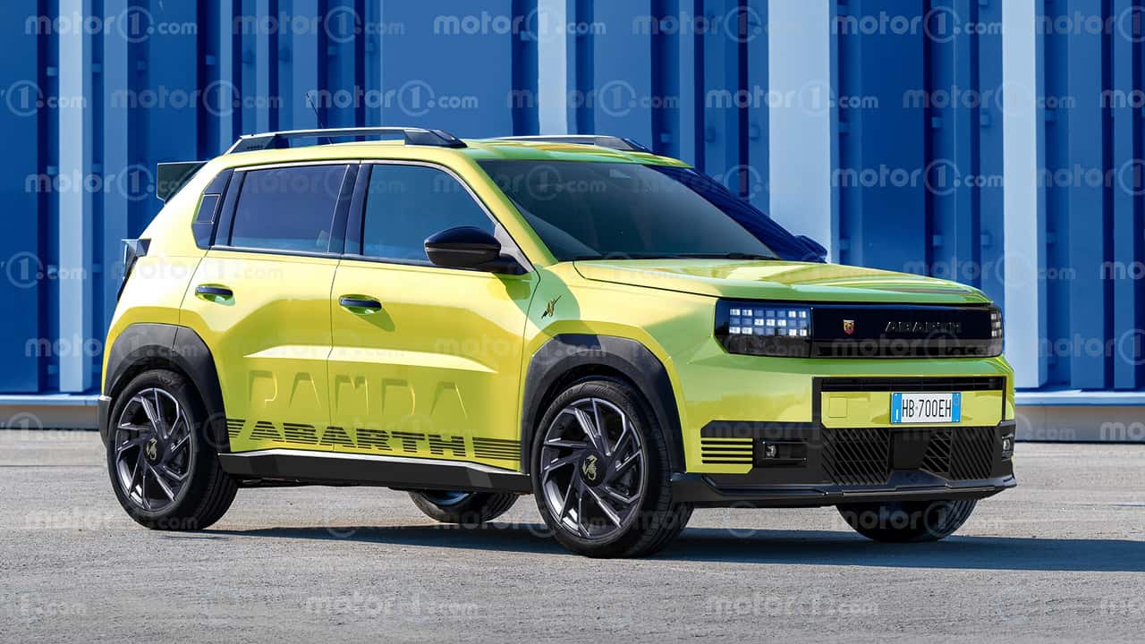Abarth Grande Panda, le rendu de Motor1.com