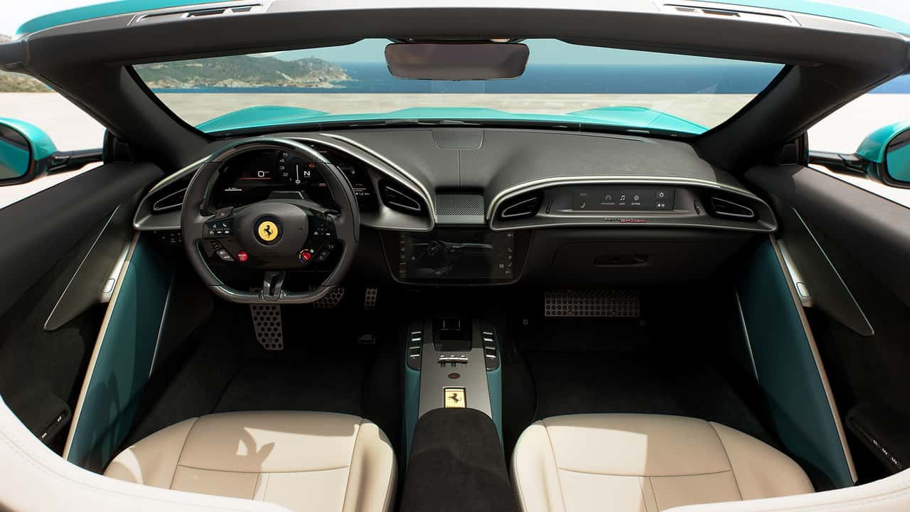 Ferrari Amalfi Spider, le tableau de bord