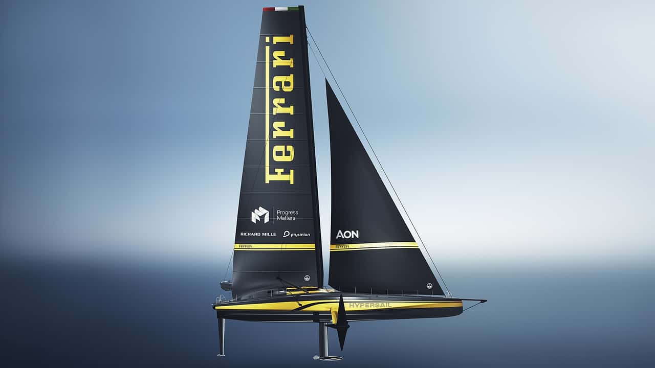 Ferrari s’invite en haute mer avec un voilier de 30 mètres