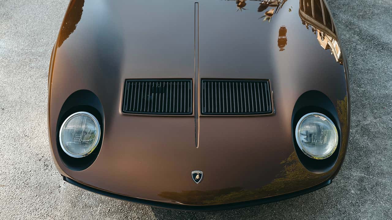Lamborghini Miura SV (1972) &agrave; l&rsquo;Anantara Concorso Roma
