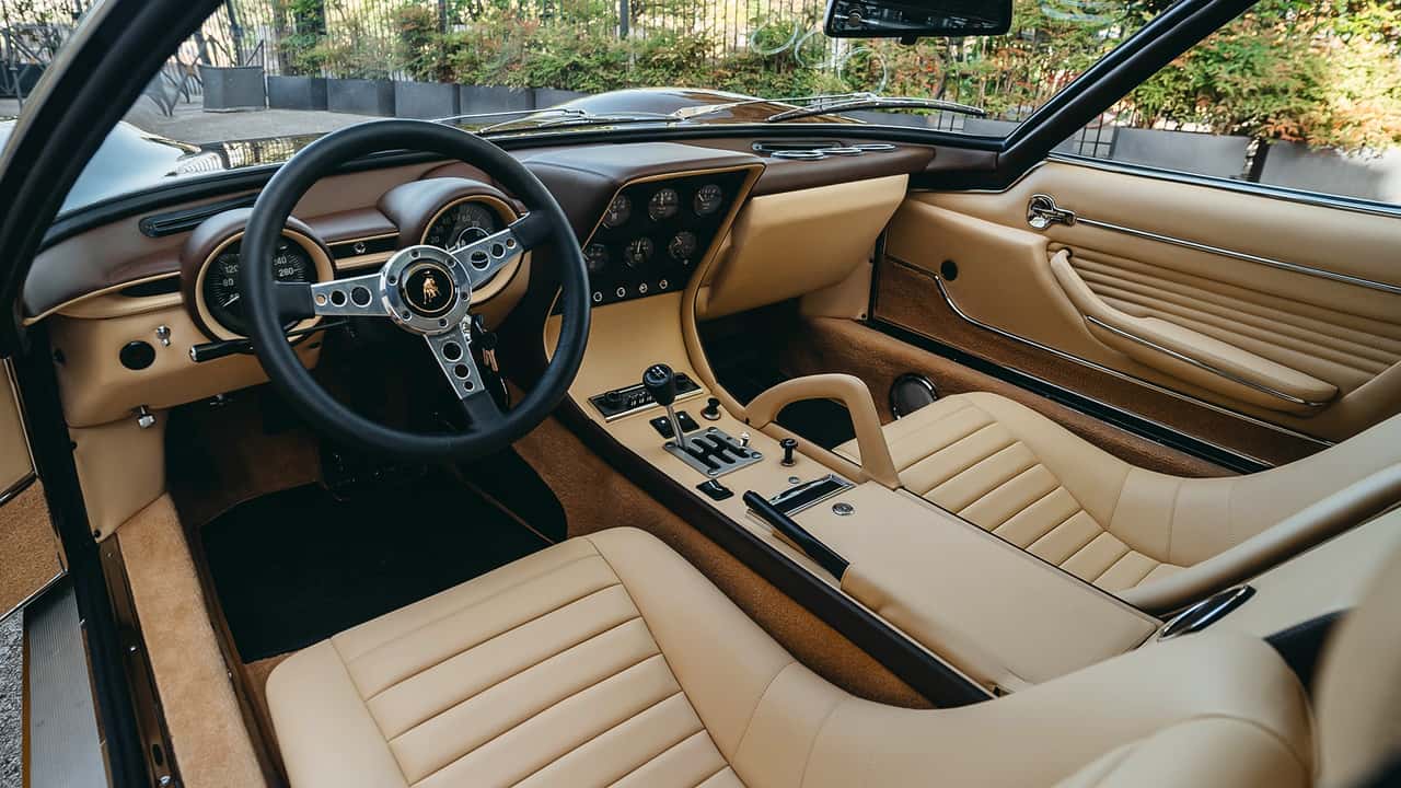 Lamborghini Miura SV (1972) &agrave; l&rsquo;Anantara Concorso Roma