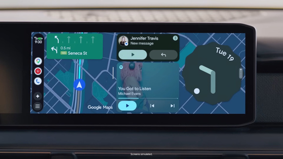 Android Auto prépare sa plus grande révolution : vidéo YouTube, navigation 3D immersive et intelligence artificielle Gemini arrivent à partir de cette année 2026. © Google