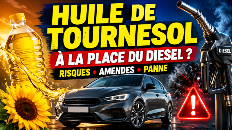 Huile de tournesol dans un diesel : risques, amendes et moteurs concernés