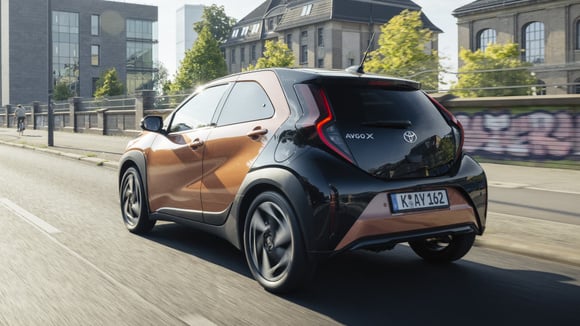 La Toyota Aygo X arrive à la deuxième place et voit sa croissance grimper de 34%. © DR