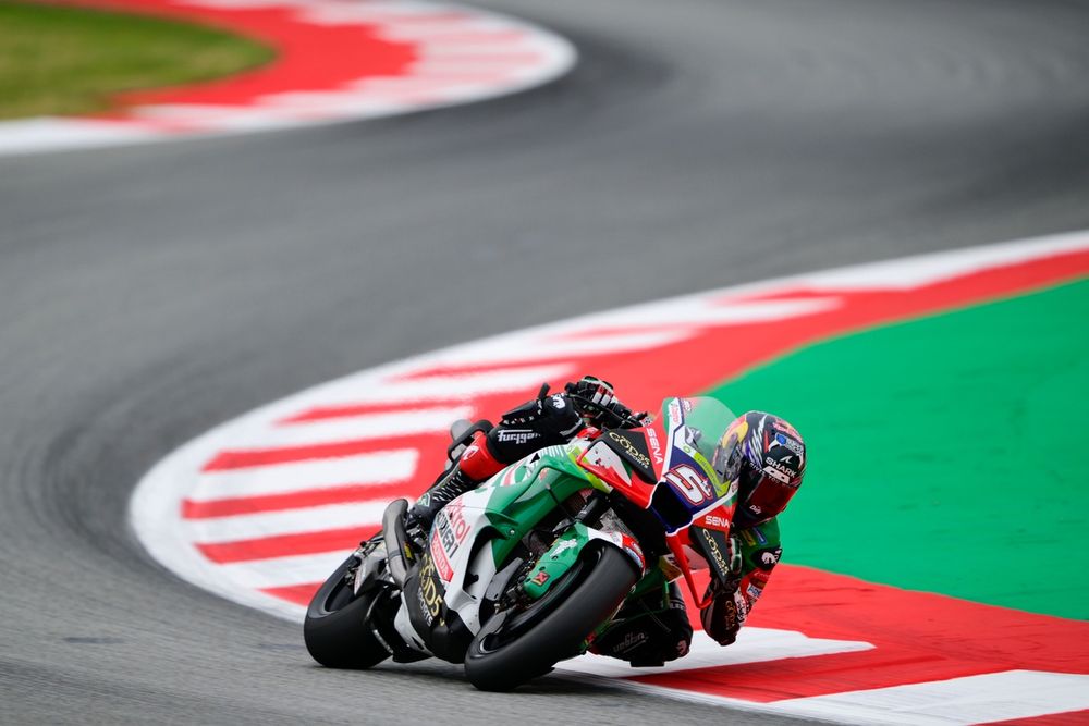 Johann Zarco a réussi à entrer en Q2 à Barcelone.